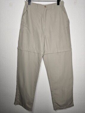 Campmor Women's Size Small Convertible Zip-Off Hiking Pants / Shorts - Khaki Bei